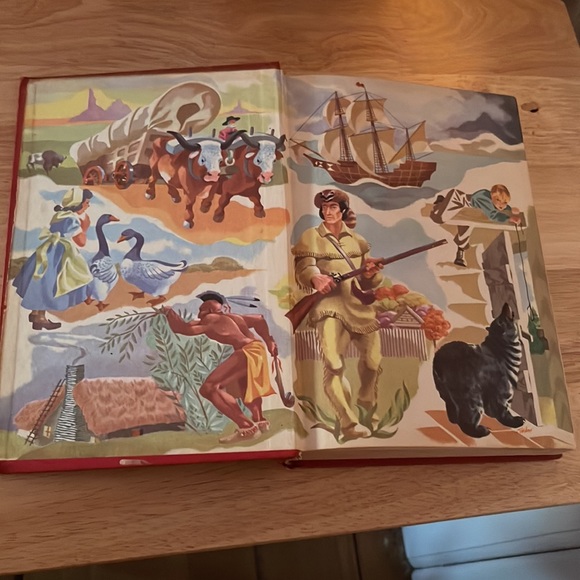 Along Blazed Trails The Children’s Hour Hardcover vintage 1953 book 11 - Picture 9 of 17